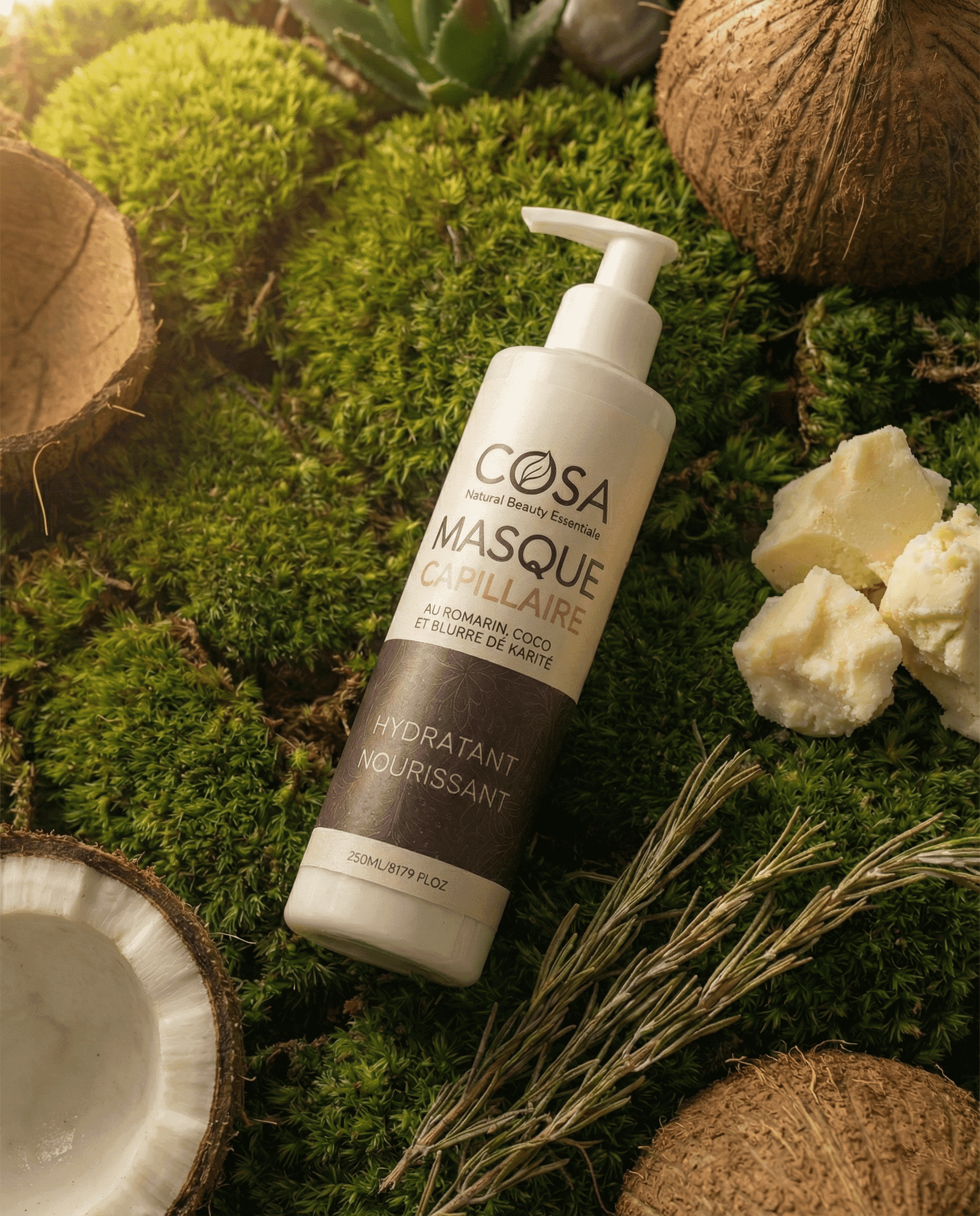 Masque Cheveux au Chanvre et Romarin